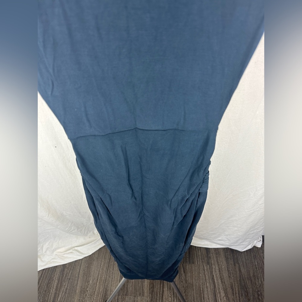 RAG & BONE Midnight Blue Christy wrap jersey midi dress Size XXS (00-0) NWT - Picture 12 of 16